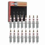 16 pc Champion Iridium Spark Plugs compatible with Dodge Challenger 5.7L V8 2009-2019 Ignition Wire Secondary