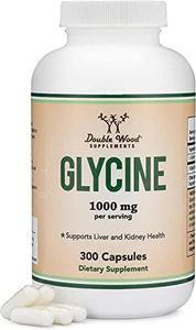 Glycine Supplement - 1,000mg (300 Capsules) Amino Acid for Sleep Quality Support (Glicina) by Double Wood Supplements