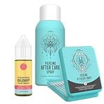 Base Labs Ultimate Piercing Aftercare Kit | Piercing Aftercare Spray (4oz) + Keloid Bump Oil (.5 oz) + Piercing Saline Swabs (40CT) | Saline Solution for Piercings Ear, Nose, Body