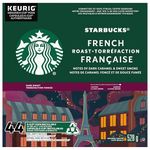 STARBUCKS French Roast Dark Roast Ground Coffee K-Cup Pods 44 ct Box