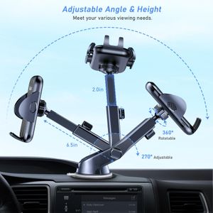 Blukar Adjustable Car Phone Holder – Universal Mount for Smartphones
