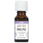 Aura Cacia Essential Solutions Oil Blend, Chill Pill, 0.5 fluid ounce (Pack of 2)