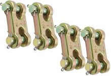 Mytee Products (4 Pack) 1/2" G70 Chain Double Clevis Mid Link Truck Trailer Tie Down Links Towing