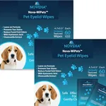 NOVEHA Dog Eye Wipes, Gentle Tear Stain Remover, Eye Hygiene, Infection Prevention, and Allergy Relief (120 Counts)