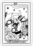 The Hairstylist Tarot Sticker - 3" 