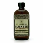 Black Seed Oil - 16 oz Glass Bottle. 100% Pure & Cold-Pressed. Unfiltered, Undiluted, Raw. Non-GMO & Vegan Nigella Sativa (Black Cumin). Hexane & preservatives Free. Dark & Potent