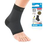 Neo-G Ankle Support Running, Sports, Daily Wear - Ankle Brace, Achilles Tendonitis Support, Sprained Ankle Supports for Weak Ankles and Joint Pain. Multi Zone Ankle Compression - Airflow - L - Black