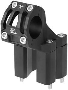 KEMIMOTO Direct Mount Riser Stem Raised 4“ Compatible with Surron Light Bee X160 X260 Talaria Sting Talaria XXX CNC Aluminium Handle Bar Riser for Electric Dirt Bike 31.8mm Bar Clamp E-Bike