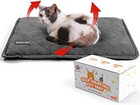 Self Heating Cat Bed Self Warming Cat Bed Ultra Warm Self Heating Cat Pad Self Warming Pet Bed Thermal Cat Pad 24 x 18 Inches Removable Cover Outdoor Indoor for Cats and Dogs