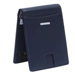 Cross Navy Leather Men's RFID Wallet (AC1318657_1-5)