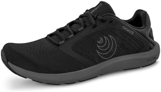 Topo Athletic Men's Lightweight Comfortable 0MM Drop ST-5 Road Running Shoes, Athletic Shoes for Road Running, Black/Charcoal, 10