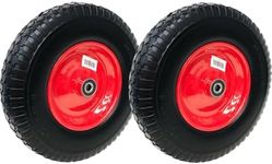 2PCS Flat-Free 16" 4.8/4.00-8 Wheel