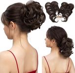 SARLA Messy Bun Hair Piece Side Com