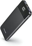 Charmast Power Bank Quick Charge 10400mAh USB C Power Bank Ultra Slim Portable Charger LED Display Power Pack Compatible with Smartphone iPhone Huawei and More