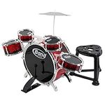 Children Musical Big Band Rock N' Rhythm Drum Studio Kit Music Toy Play Set