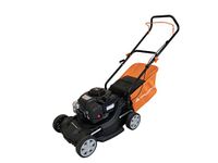 Yard Force 40 cm Hand Push Petrol Lawnmower with 125cc Briggs and Stratton 300 Engine GMB40, Black/Orange