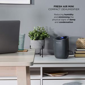 Russell Hobbs Dehumidifier, 300ml – Compact Grey Moisture Absorber