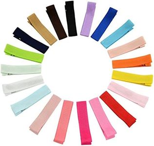 inSowni 20 Pack 1.8" Fully Lined DIY Alligator Hair Clips Barrettes for Baby Girls Toddlers