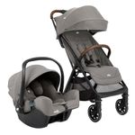 Joie Pact Pro Travel System with i-Snug 2 – Ultra-Lightweight, Compact, Birth to 22kg, Ergonomic Recline, UPF 50+ Canopy & One-Touch Brake