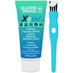 XBVV Plumber Silicone Grease Lubricant for Plumbing Faucet Valve O-Rings Rubber Washer 1-Pack 1 oz Tube with Brush