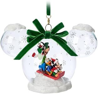 Disney Mickey Mouse and Friends Glass Dome Sketchbook Ornament