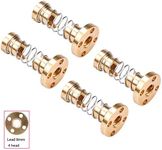 BIGTREETECH Direct T8 Anti Backlash Spring Loaded Nut Pitch 2mm Lead 8mm Elimination Gap Nut for 8mm Acme Threaded Rod Lead Screws DIY CNC 3D Printer Parts (Pack of 4 Lead 8mm)