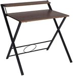 FurnitureR 31.9'' Folding Desk 2 Ti