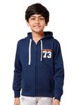 Alan Jones Clothing Boy's Cotton Hooded Regular Sweatshirt (Cobalt Blue_13 Years-14 Years)