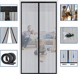 YASHODHARA ENTERPRISE Yashodhara Mosquito Door Net With Magnet Screen Curtain For Main Doors Balcony Doors & Kitchen Doors, Self-Closing Quick, Bug Insect Mesh (110 * 210 Cm)(Multi Color), Polyester