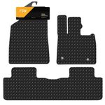 FSW - Compatible with Fits BYD Seal U 2024-Onwards Fully Tailored Car Floor Mats - 5mm Extra Heavy Duty Rubber, Anti Slip, Fully Waterproof, Hard Wearing - 3 Pc Set, Mats Only