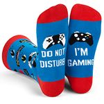 Funny Socks for Book Lovers, Teachers, Gamers, Musicians, and Nerds - Unisex for Men, Women and Teens, Dnd Gaming, One Size