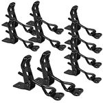 EVADOW 10PCS 4001-Style Black Toggle Latch Clamp, Heavy Duty Adjustable Toggle Clamp, 330lbs Holding Capacity Toggle Pull Latch Clamp Qiuck Release Toggle Clamp for Door, Toolbox, Smoker Lid