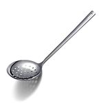 Stainless Steel Skimmer, Berglander Metal Strainer, Kitchen Cooking Skimmers for Non-Stick Cookware, Non-Stick and Heat Resistant, Dishwasher Safe, Easy to Clean