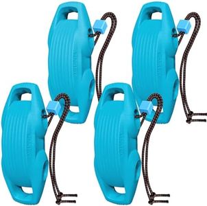 AWEMUFA 22'' Boat Bumpers for Docking, EVA Boat Fenders 4 Pack Boat Bumpers Fenders, Boat Buoys Bumpers Fit for Pontoon, Bass, Deck and Jon Boat