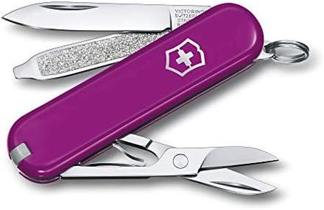 Victorinox, Classic SD, Navaja Multiuso Suiza, Cuchillo bolsillo, Regalo, 7 Funciones, Hoja pequeña, Lima de uñas