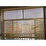 KDDFN Natural Bamboo Roller Blinds,Porch Patio Roll Up Shade,Sunshades Depot Exterior Roller Shade,Roman Window Curtain,Breathable,Handwoven,for Deck Pergola Gazebo (150 * 280cm/59 * 110in)