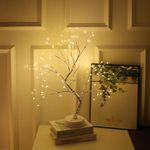 Gominimo Wood Desk Lamp Bonsai Fair