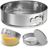 ZeroPone 9 Inch Springform Pan, Stainless Steel Cheesecake Pan, Nonstick Springform Cake Pan with Removable Bottom, Round Cake Pan For Baking, Spring Form Pan for Cheesecake