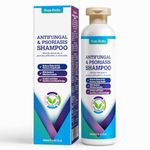 Psoriasis & Seborrheic Dermatitis Antifungal Shampoo: Folliculitis Shampoo, Anti-Dandruff Cleanser for Scalp Acne, Itchy, Redness-Prone Scalp – with Salicylic Acid, Rice Water 280ml