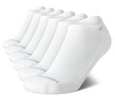 Calvin Klein Women's Low Cut Socks - 6 Pack Performance Cushion Comfort No Show Socks - Breathable Athletic Socks for Women (4-10), Size 4-10, White, White, 4-10