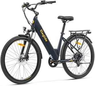 Eleglide T2 Vélo Électrique Adulte 100KM, Moteur 250W, Freins Hydrauliques, Batterie 486Wh, E-Bike Urbain pour Homme Femme, 27.5" Vélo de Ville,VTC