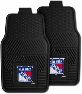 Fanmats 10474 NHL New York Rangers Front Row Vinyl Heavy Duty Car Mat - 2 Piece by Fanmats