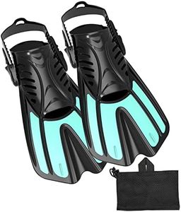 Diving fins Snorkeling Gear for Adults Snorkel fins ，Swim fins Open, Adjustable, Men, Women, Children, Swim Flippers