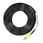 HEATIT JHSF1 Self Regulating Pre-Assembled Heating Cable 24-feet 120V Roof De-Icing and Pipe Prevention