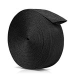 Nylon Protective Hose Sleeve Sheath Cable Cover Welding Tig Torch Hydraulic Hose, 1" ID, 25 Feet Length, Black