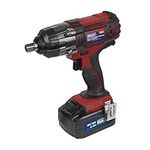 Sealey 18V 1/2" Sq Drive Cordless Impact Wrench - Red