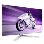 Philips Evnia 42M2N8900-42 Inch OLED UHD gaming monitor, 138 Hz, Ambiglow, FreeSync Premium, G-Sync Comp (3840x2160, 0.1ms GtG, HDMI 2.1, DisplayPort, USB-C (90W PD), USB Hub) gray/white
