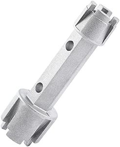 WMAZtool Tub Drain Remover Wrench - Use to Install and Remove Most Bath and Shower Drains and Closet Spuds Square Plastic Toilet Seat Nuts