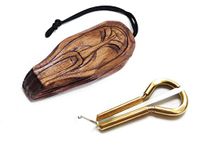 's Harp by P.Potkin in wooden case Shaman handmade - mouth musical instrument (jaw harp) Beautiful sound Excellent quality maultrommel (jaw harp, dan moi)