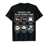 Things I Do In My Spare Time Horses Equestrian Vaulting Girl T-Shirt